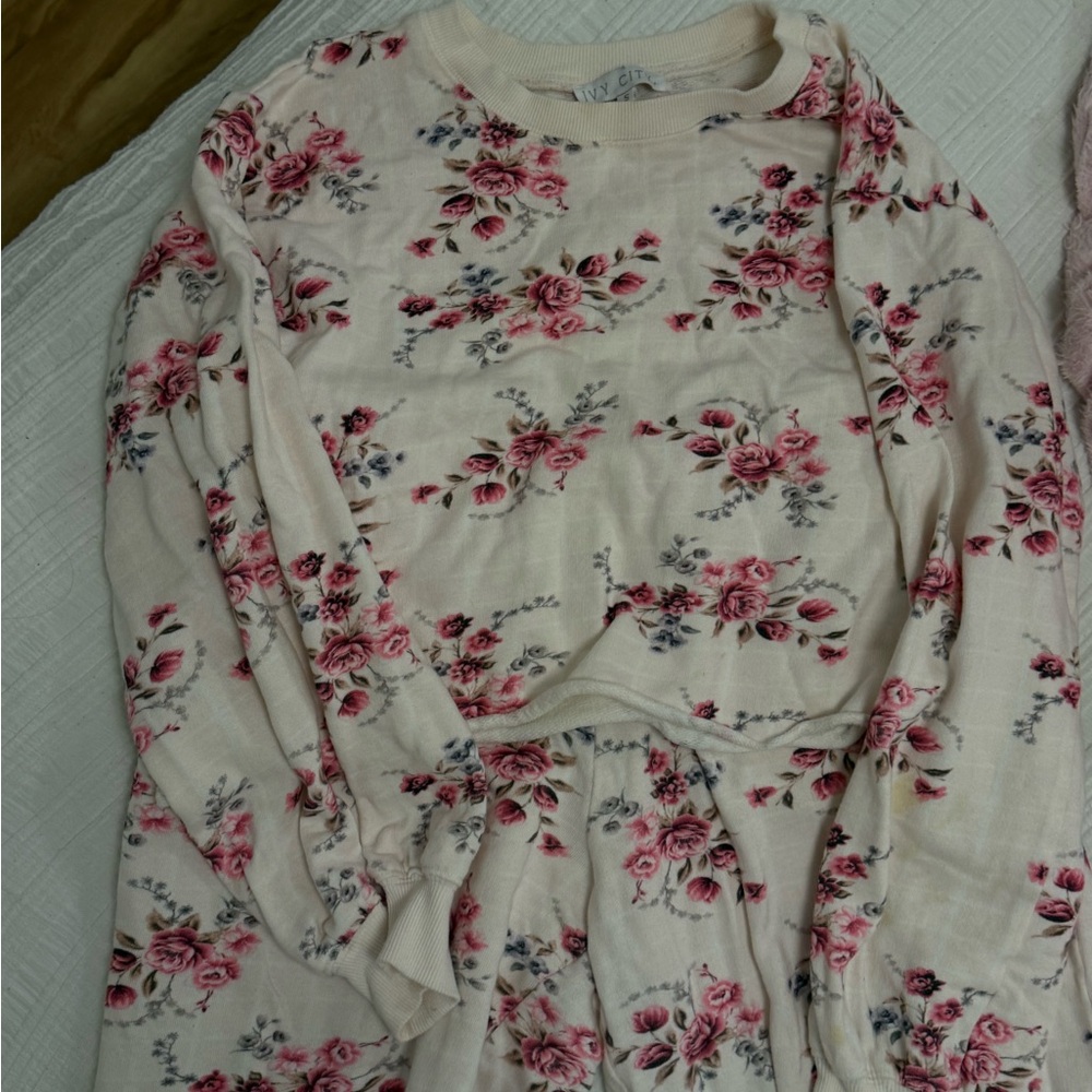Ivy City Co Floral Print loungewear Set